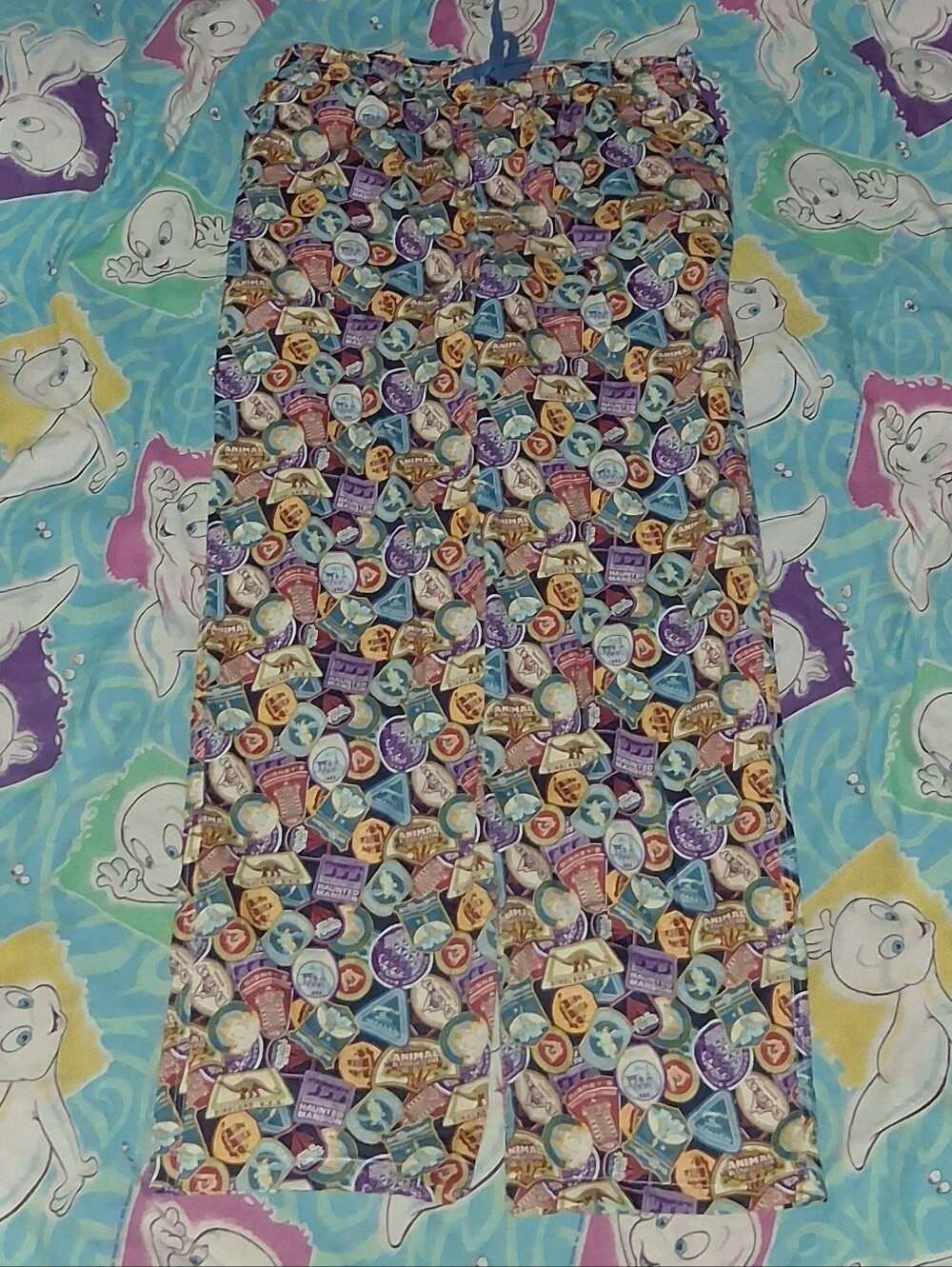 Disney Parks Ride Attractions All Over Print Lounge Pants Size Disneyland